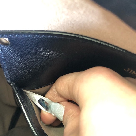 Jimmy Choo Raven Black Hobo Tote - Picture 6 of 8